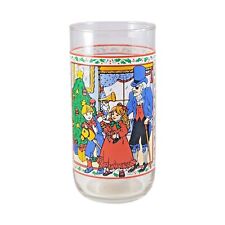 Vintage McDonalds Nutcracker Christmas Glass Collectable Cup Retro 1990 5.5 Inch picture