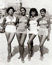 1950s Young Women at Segregated Beach in Atlantic City  PHOTO  (220-U) picture