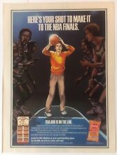 Fritos NBA Sweepstakes 1989 Vintage Print Ad 8x11 Inches Wall Decor picture