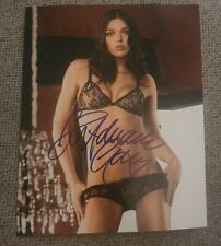 ADRIENNE CURRY SIGNED 8X10 PHOTO SEXY LINGERIE NEXT TOP MODEL W/COA+PROOF WOW picture