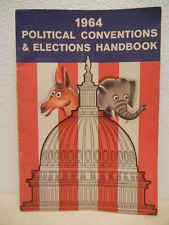 VINTAGE 1964 POLITICAL CONVENTIONS & ELECTIONS HAND BOOK picture