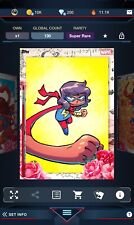Topps Marvel Collect Digital SUPER RARE MS. MARVEL  COVER # 4 RED MS. MARVEL... picture