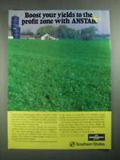 1987 Southern States Anstar Alfalfa Ad - Boost Your Yields picture