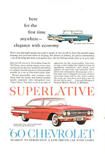 1959 Print Ad '60 Chevrolet Impala 4-door Sport Sedan Impala Sport Coupe Car picture