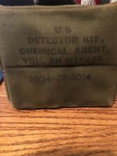 1973 US Military Chemical Agent Detector Kit VGN AN M15A2A Vietnam. Empty. picture