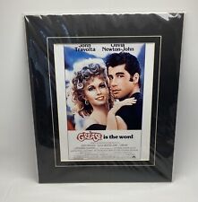 Grease Movie Poster 12X14 (Matted) John Travolta Olivia Newton-8X10  picture