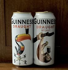 Guinness Beer Cans - Lot of 2:  Toucan Weathervane/ Lemur (Empty) picture