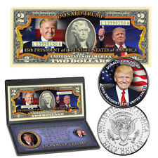 President Donald Trump 2020 Genuine $2 Bill and Coin Set - 45th President picture