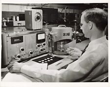 Radioactive Bacteria 1954 Press Photo 8x10 Atomic Geiger Laboratory Science P16c picture