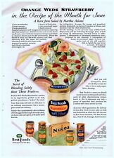 1929 Best Foods Mayonnaise Vintage Print Ad Recipe Of The Month June Salad  picture