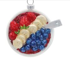 Acai Fruit Bowl Ornament Food Breakfast Glass picture