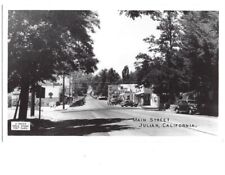 c1945 Main Street Julian California CA RPPC Real Photo Tozer Drug Store Postcard picture