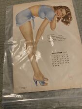 “The Varga Girl” 1947 Litho Print Of November 1948 Pinup Girl - Authentic Page picture