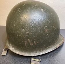 Vintage U.S. Military Army Steel Pot Combat Helmet picture