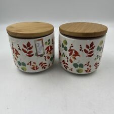 Ciroa Ceramic 5x5in Fall Canister Set BB01B19012 picture
