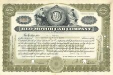 Ransom Eli Olds signed Reo Motor Car Stock Certificate - 1916 dated Autograph of picture