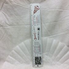 Vintage Ohio Bell Metal Ruler Telstar Space Terms picture