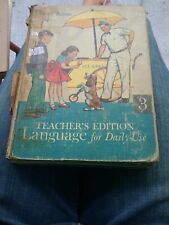 1959 TEACHER'S EDITION Language for daily use textbook picture