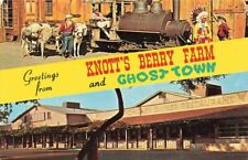 c1960 Greetings From Knotts Berry Farm Ghost Town Chicken Dinner Restaurant P315 picture