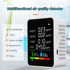6 in 1 Carbon Dioxide TVOC HCHO Temperature Humidity Tester Air Quality Monitor picture