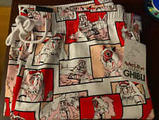 STUDIO GHIBLI Princess Mononoke San Allover Print Sleep Pants Size Large NEW picture