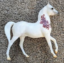 2024 Breyer Grey Zayn Flea Bitten Bloody Shoulder Arabian Classic Model Horse picture