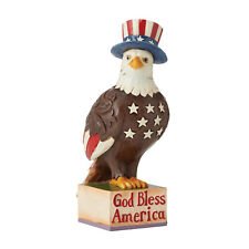 Jim Shore Heartwood Creek - Freedom Reigns Patriotic Bless America Eagle 6010561 picture