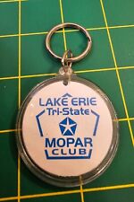 Vintage Lake Erie Tri State Mopar Club Keychain Keyring picture