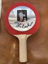 Nolan Bushnell signed autographed Pong Paddle. Authentic 10/10 Red. picture