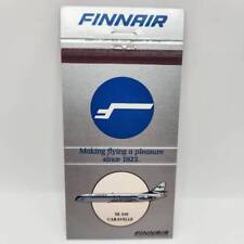 Vintage Matchcover Finnair Airlines SE 210 Caravelle picture