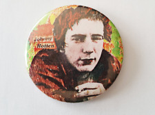 SEX PISTOLS Johnny Rotten Pinback Vintage 1977 Large  2.5