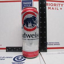 Chicago Cubs Baseball 2024 LIMITED Design Budweiser empty 25oz aluminum beer can picture