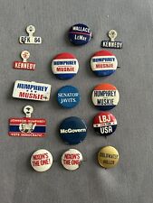 Vintage Political Campaign Button Lot picture