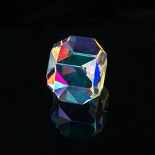 1pcs 20mm RGB X Prism Cross Dichroic Physics Teaching Polyhedron Rainbow Lens picture