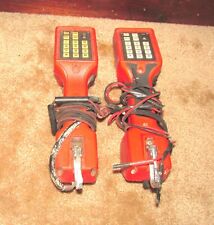 PAIR OF VINTAGE HARRIS DRACON TS22 LINEMAN TELEPHONE PHONE BUTT SETS picture