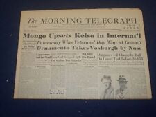 1963 NOVEMBER 12 THE MORNING TELEGRAPH NEWSPAPER - MONGO UPSETS KELSO - NP 3200E picture