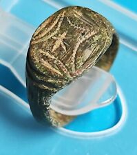 ANCIENT ROMAN BRONZE RING  300-400AD picture