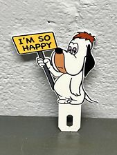 Droopy I’m So Happy Metal Plate Topper Sign Cartoon Network TV Character Gas Oil picture