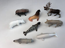 Lot of 8 Arctic Animals PV Play Visions Animal Figure 1998 Collectables picture