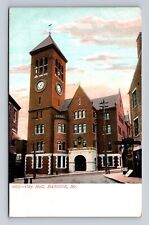 Bangor ME-Maine, City Hall, Antique, Vintage Souvenir Postcard picture