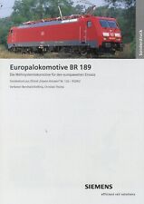 Siemens BR 189 European Palocomotive Special Print ZEVrail Glasers Annals 126 9/2002 picture