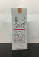 Benefit Hello Flawless Oxygen Wow Sunscreen Makeup -BEIGE- 1 Oz, As Pictured. picture