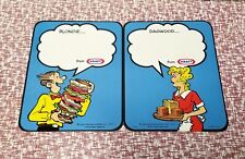 Vintage Kraft Store Display Sign Using Dagwood & Blondie Comic 1977 Made In USA  picture