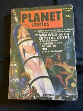Planet Stories, V3#11, Summer 1948 Pulp, Great GGA Bondage Cover picture
