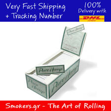 1x Box Pure Hemp Cigarette Rolling Papers (Full Box 50 booklets) picture