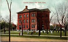 Postcard Central School in Fort Scott, Kansas~133315 picture