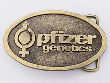 Pfizer Genetics Vintage Belt Buckle picture