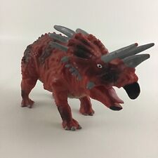 Animal Planet Triceratops Dinosaur Prehistoric 4” Action Figure Toy Red Dino picture