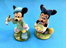 Disney Schmid Micky & Minnie Mouse Ceramic Figurines picture