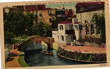 Vintage Postcard- The Arneson River Theatre, San Antonio, TX. Early 1900s picture